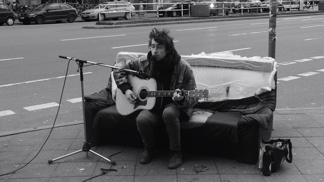 The Singer On the Couch On the Corner Of My Street