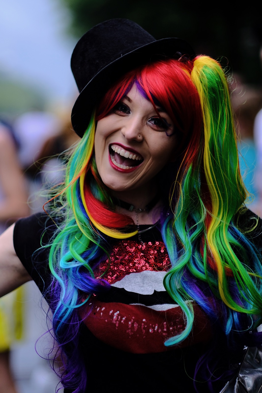 Rainbow Girl (Street Portrait), Berlin Gay Pride