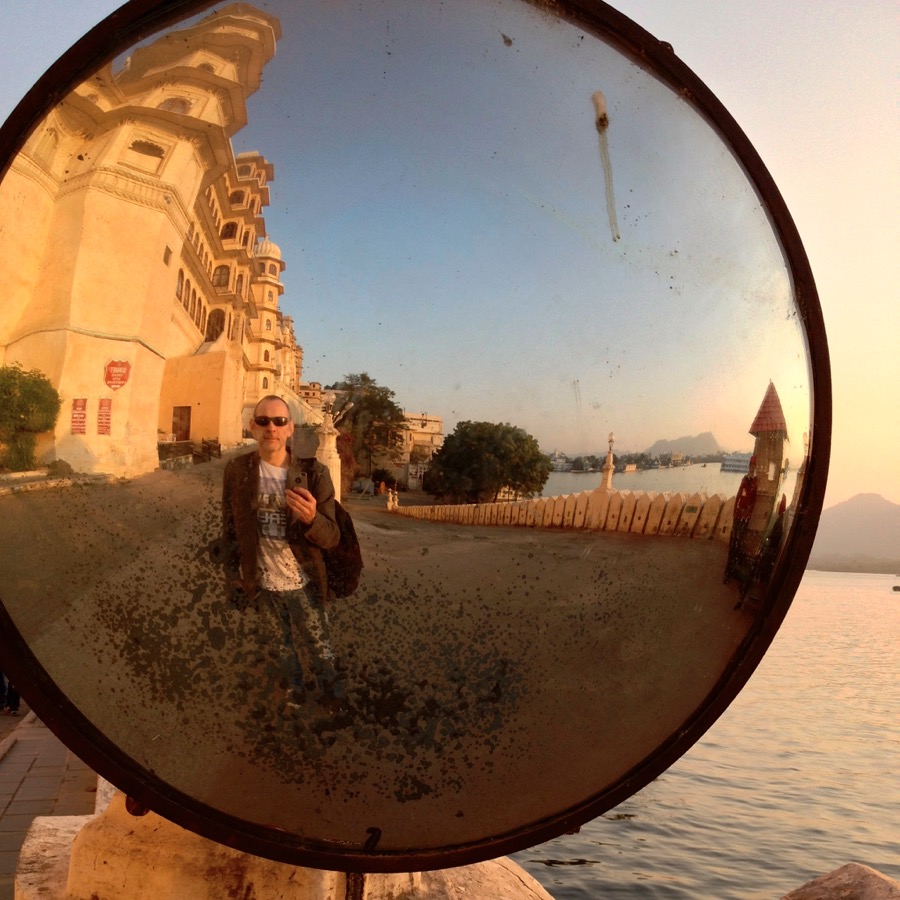 The Eternal Tourist (Self Portrait). Udaipur 2013