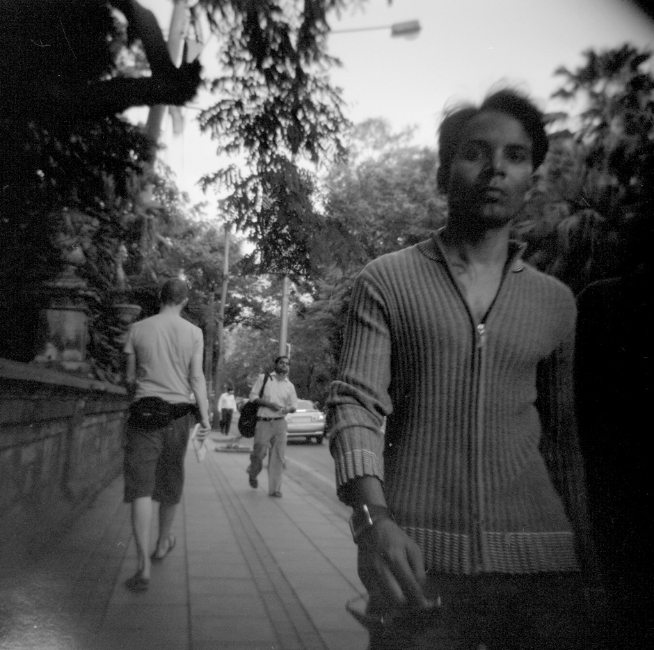 Walking in Mumbai. 2011